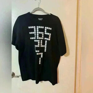 Men’s Black Graphic X- large T-Shirt – “365 24 7” Design